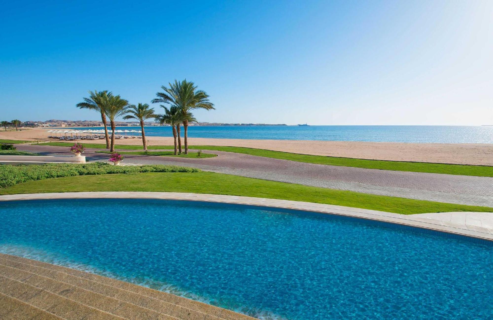 Baron Palace Sahl Hasheesh Hurghada Buitenkant foto View of the Red Sea from the Hilton Sharm El Sheikh